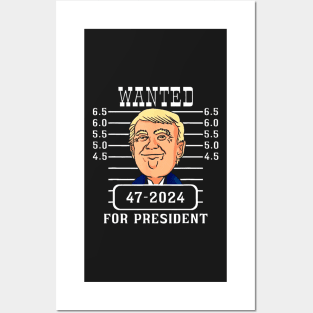 Donald Trump Mugshot, Trump 2024, Trump for President, Patriot, Republican, Republican Gift Conservative Tee Posters and Art